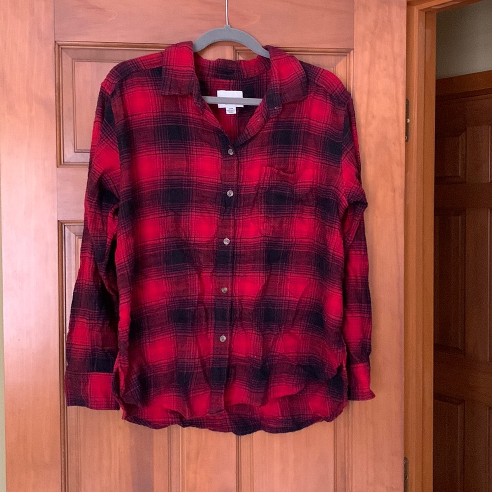 American Eagle Outfitters boyfriend fit flannel